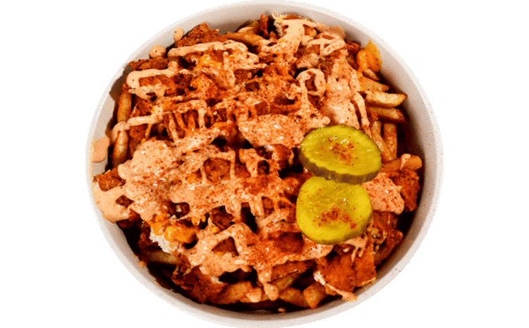 Turi’s Chicken/Shrimp Loaded Fries