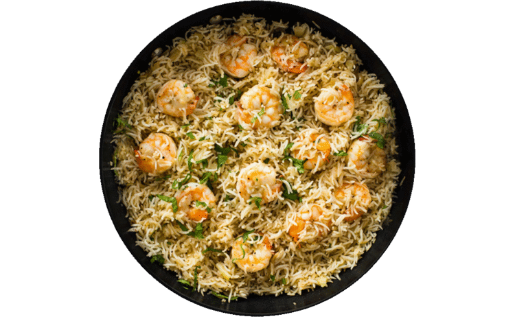 Turi Shrimp’s Over Rice